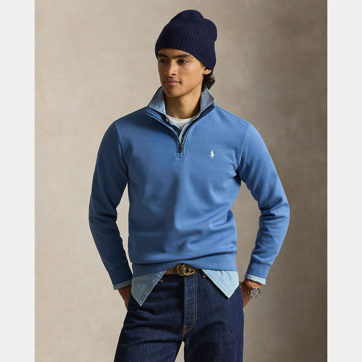 POLO Ralph Lauren Casual Sweater – Blauw-66% katoen, 34% polyester-HEREN TRUIEN & VESTEN-Blauw