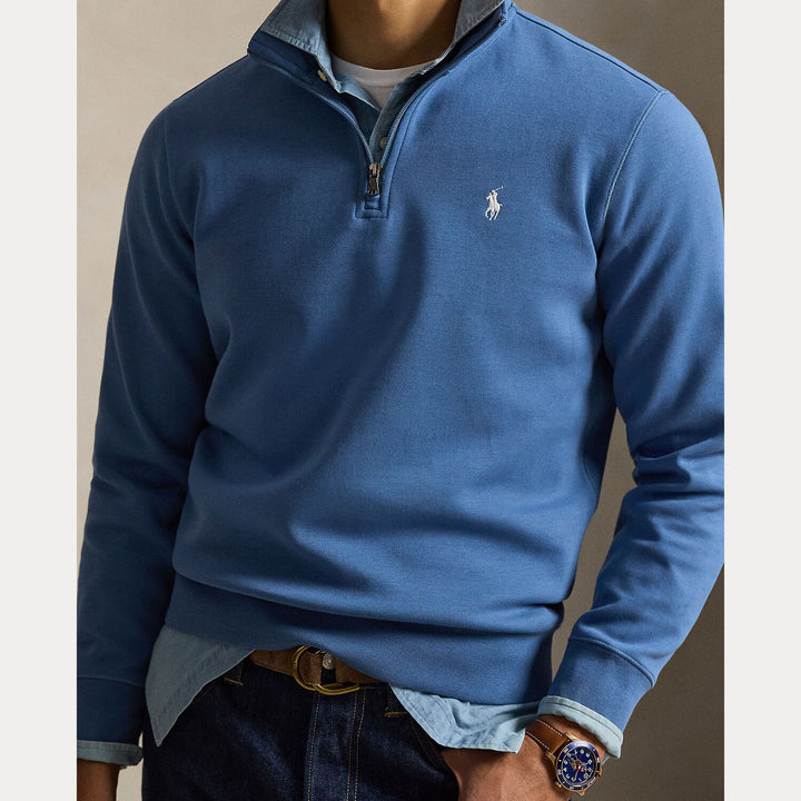 POLO Ralph Lauren Casual Sweater – Blauw-66% katoen, 34% polyester-HEREN TRUIEN & VESTEN-Blauw