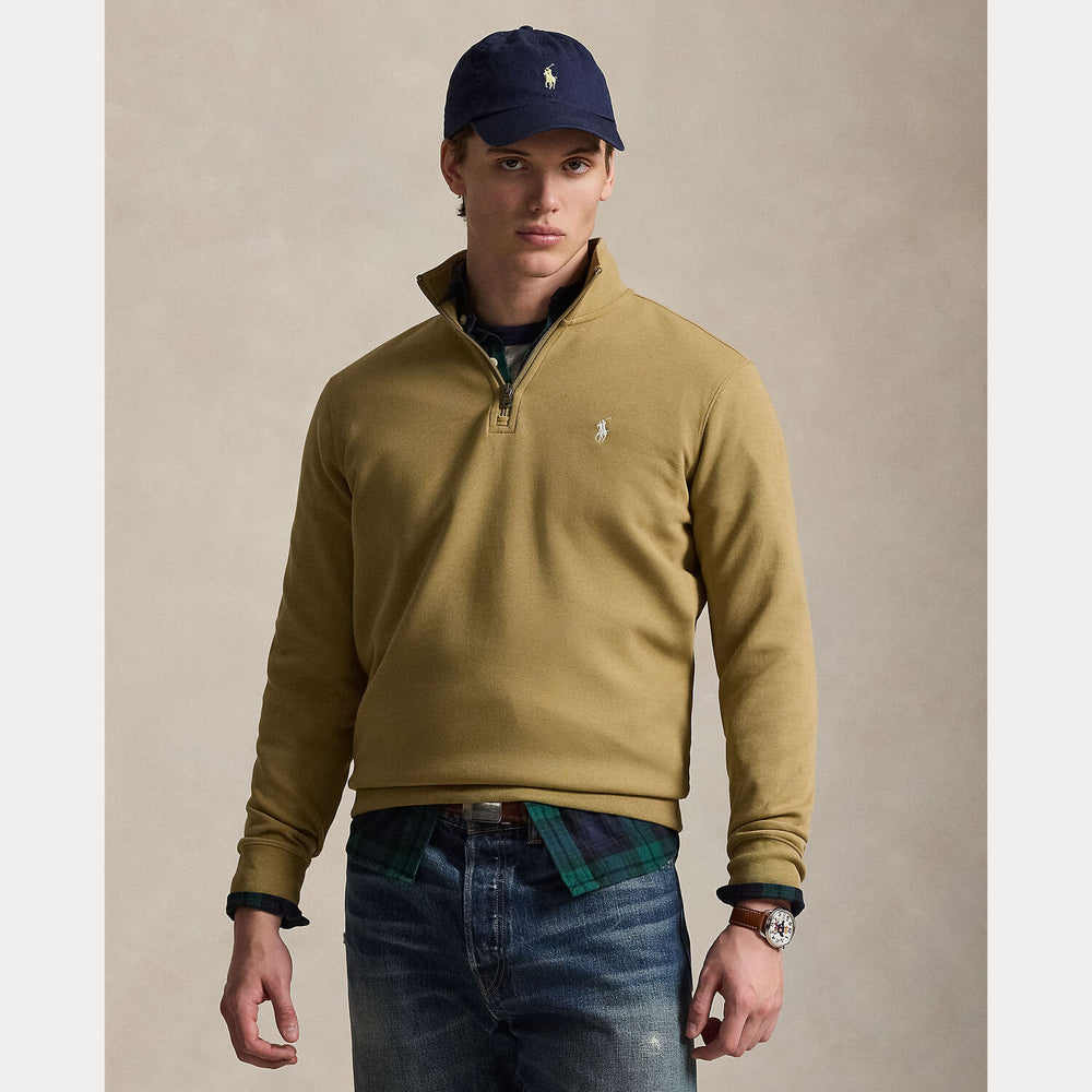 POLO Ralph Lauren Casual Sweater – Bruin-66% katoen, 34% polyester-HEREN TRUIEN & VESTEN-Bruin