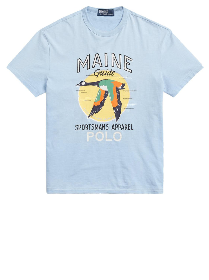 POLO Ralph Lauren classic fit-100% katoen-HEREN POLO'S & T-SHIRTS-Blauw