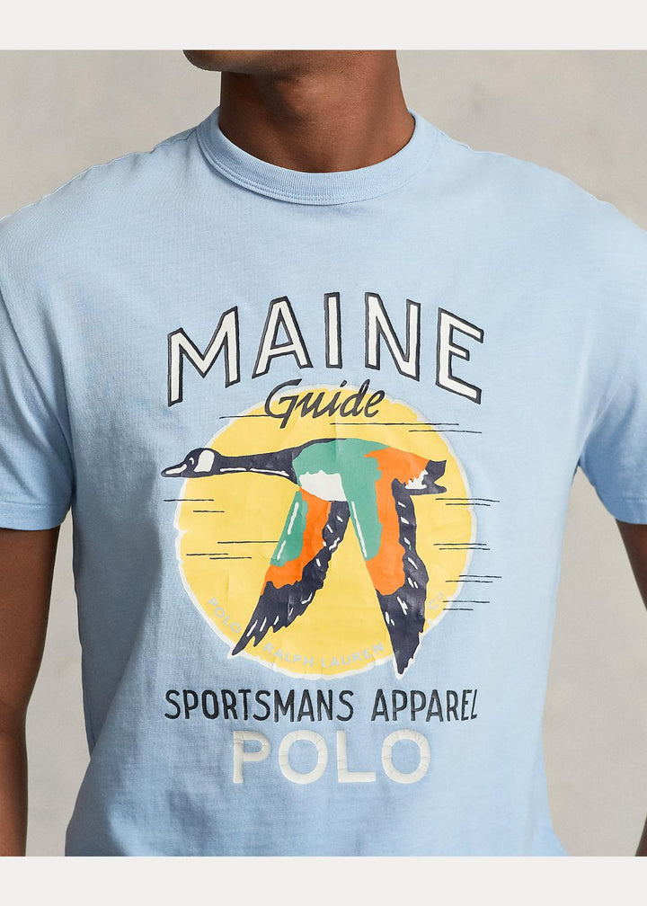 POLO Ralph Lauren classic fit-100% katoen-HEREN POLO'S & T-SHIRTS-Blauw