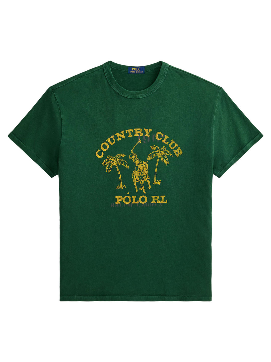 POLO Ralph Lauren Classic fit T-shirt met print-100% katoen-HEREN POLO'S & T-SHIRTS-Groen