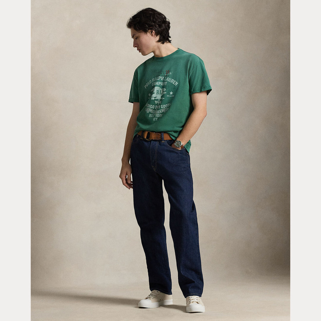 POLO Ralph Lauren Classic fit T-shirt met print-100% katoen-HEREN POLO'S & T-SHIRTS-Groen