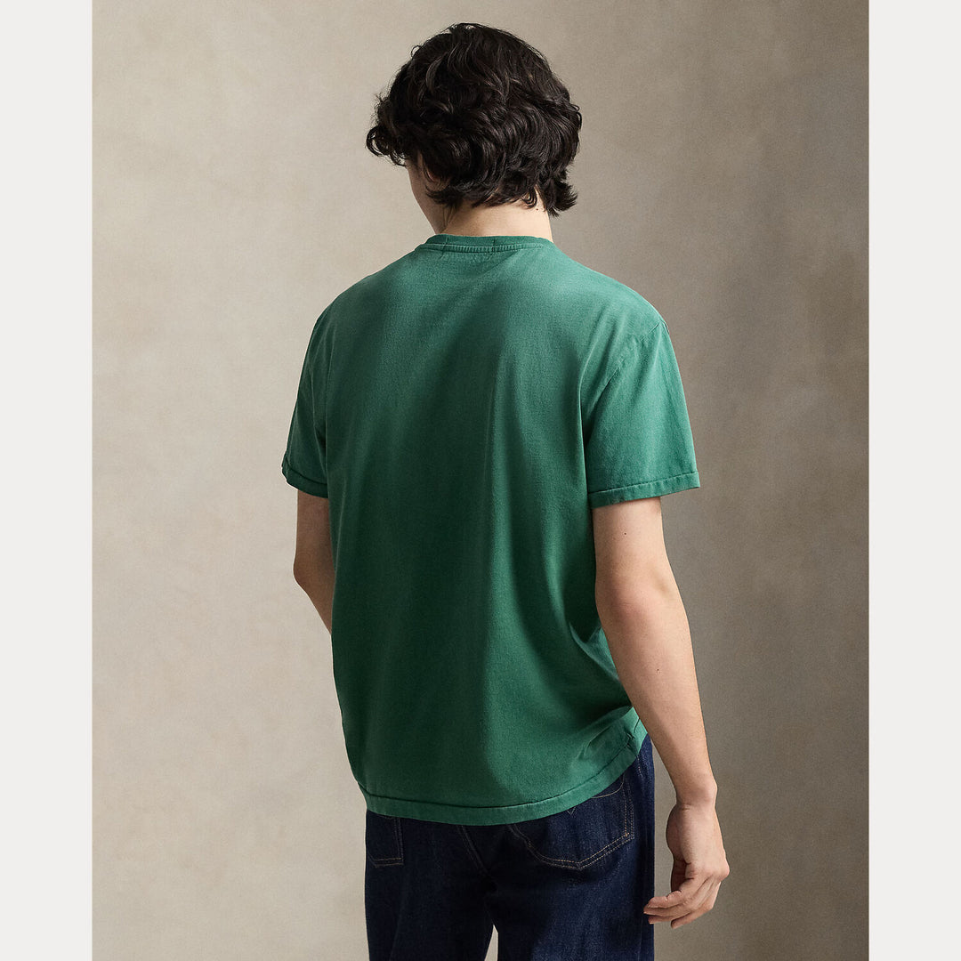 POLO Ralph Lauren Classic fit T-shirt met print-100% katoen-HEREN POLO'S & T-SHIRTS-Groen