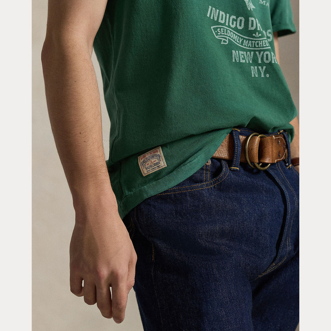 POLO Ralph Lauren Classic fit T-shirt met print-100% katoen-HEREN POLO'S & T-SHIRTS-Groen