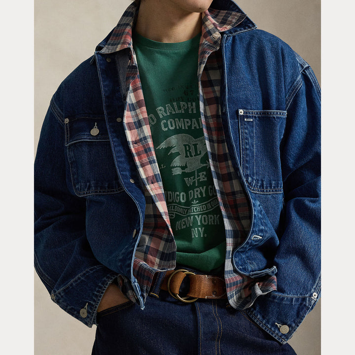 POLO Ralph Lauren Classic fit T-shirt met print-100% katoen-HEREN POLO'S & T-SHIRTS-Groen