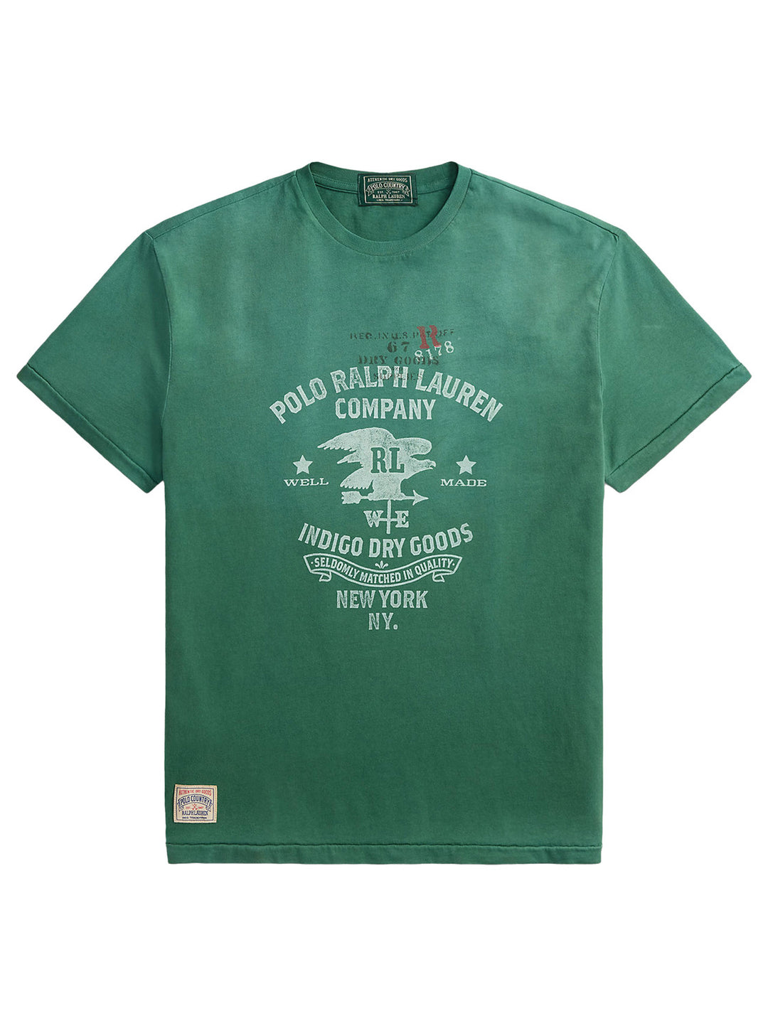 POLO Ralph Lauren Classic fit T-shirt met print-100% katoen-HEREN POLO'S & T-SHIRTS-Groen