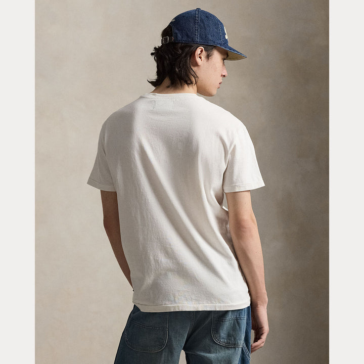 POLO Ralph Lauren Classic fit T-shirt met print-100% katoen-HEREN POLO'S & T-SHIRTS-Wit