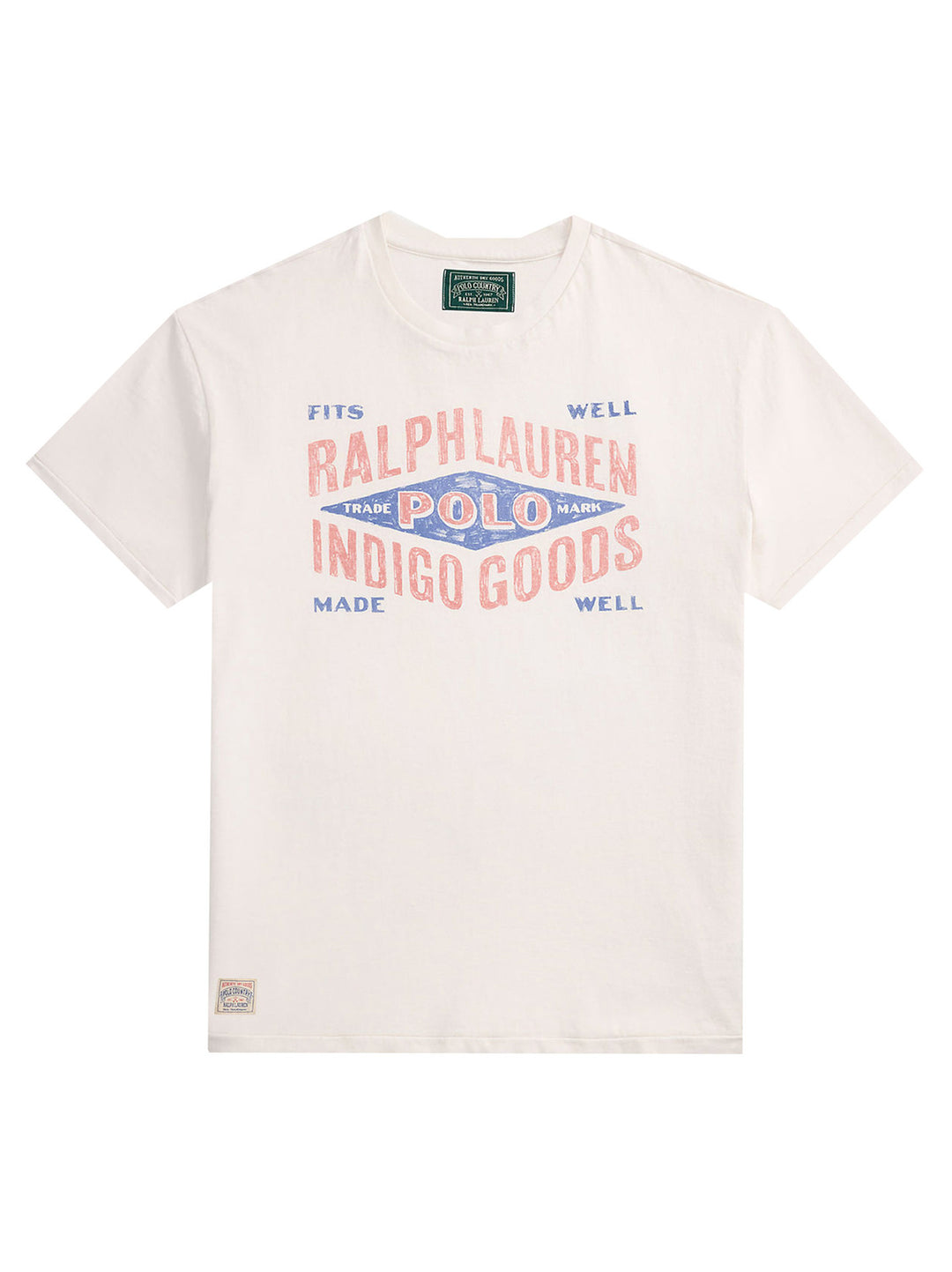 POLO Ralph Lauren Classic fit T-shirt met print-100% katoen-HEREN POLO'S & T-SHIRTS-Wit