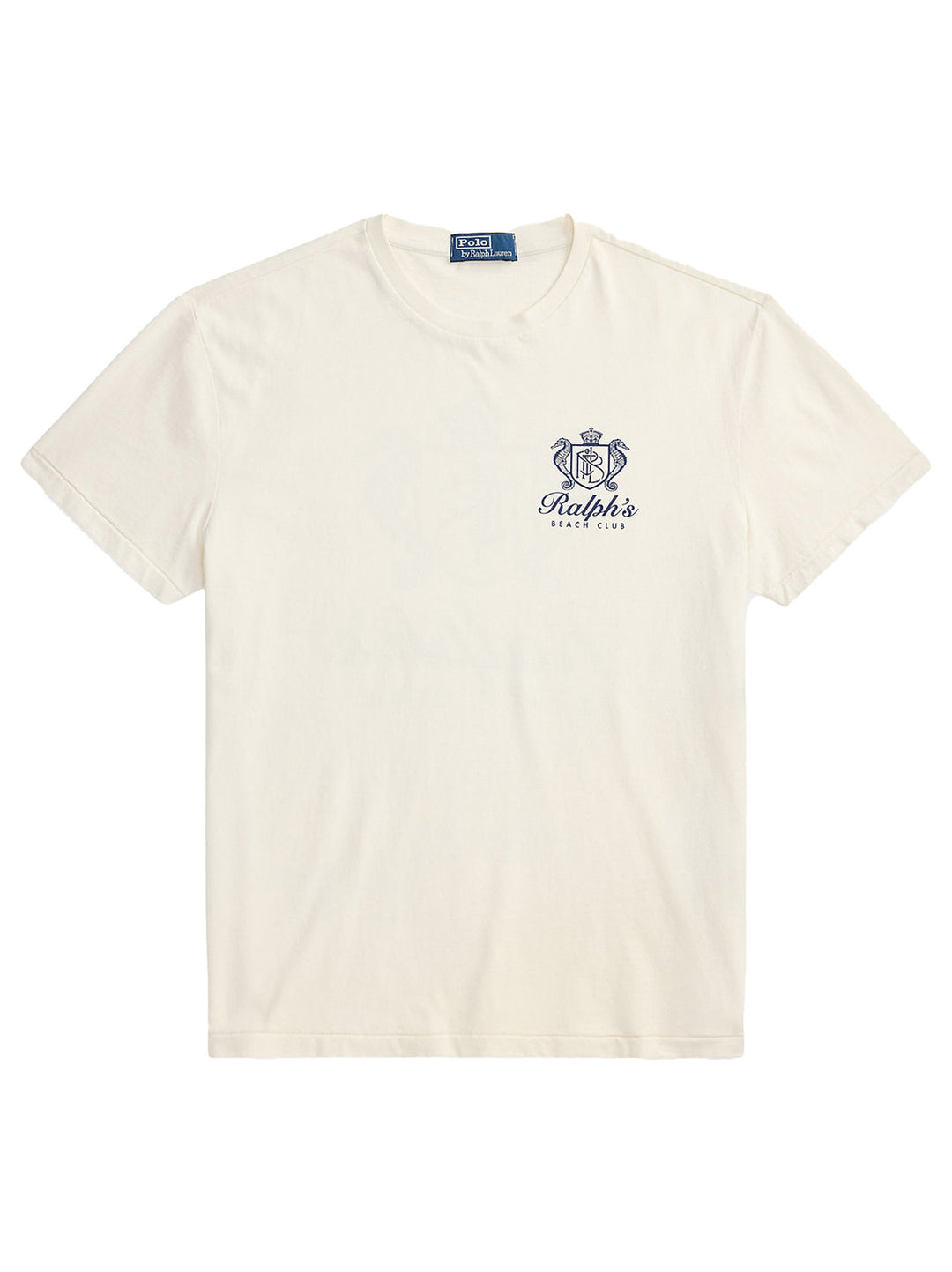 POLO Ralph Lauren Classic fit T-shirt met print-100% katoen-HEREN POLO'S & T-SHIRTS-Wit
