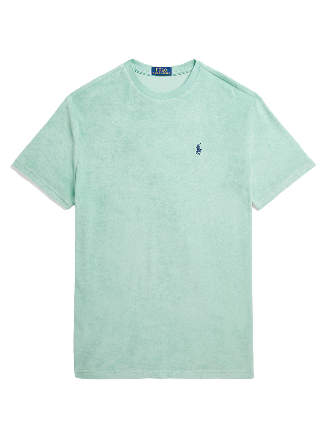 POLO Ralph Lauren Classic Fit Terry T-shirt-90% katoen, 10% polyester.-HEREN POLO'S & T-SHIRTS-Groen