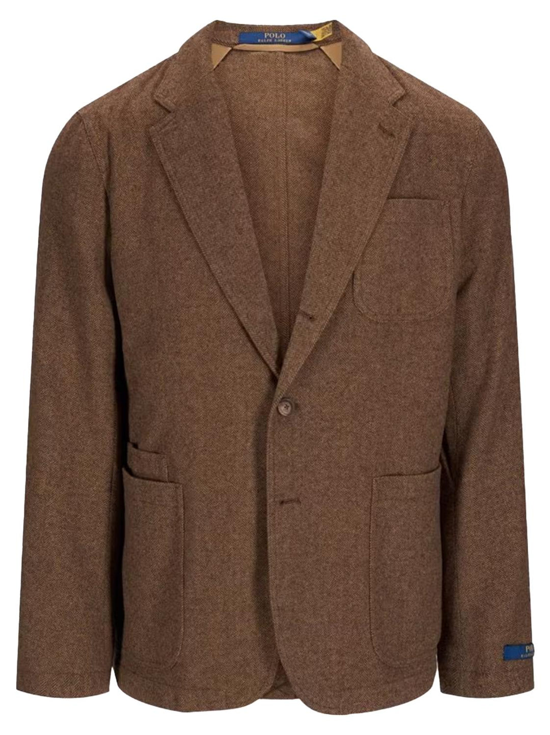 POLO Ralph lauren colbert-51% polyester, 44% wol, 5% andere vezels-HEREN PAKKEN & COLBERTS-Bruin