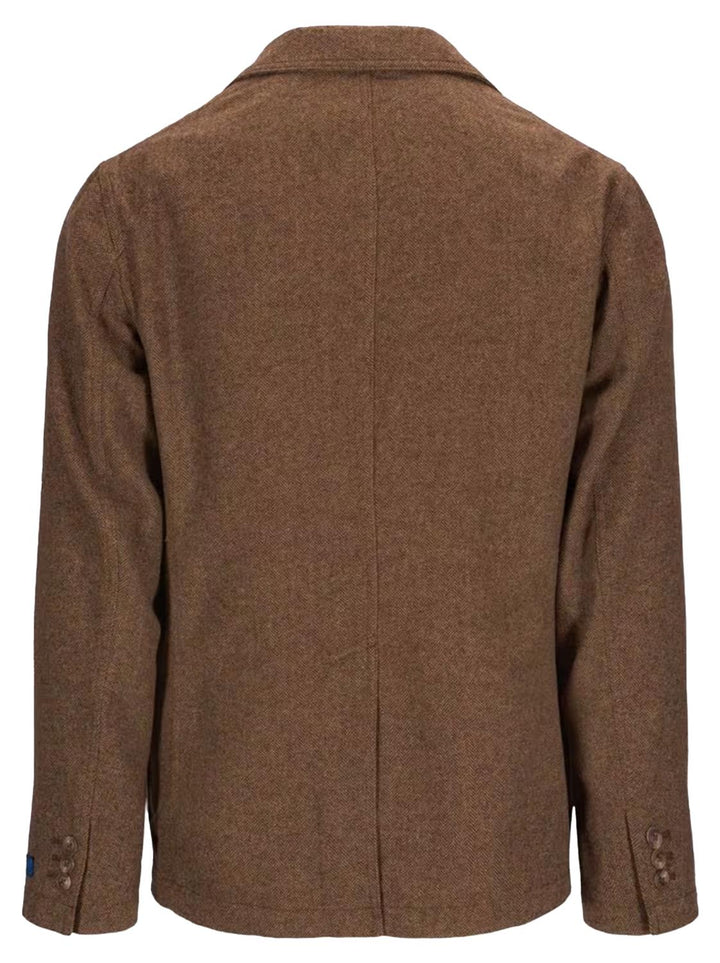 POLO Ralph lauren colbert-51% polyester, 44% wol, 5% andere vezels-HEREN PAKKEN & COLBERTS-Bruin