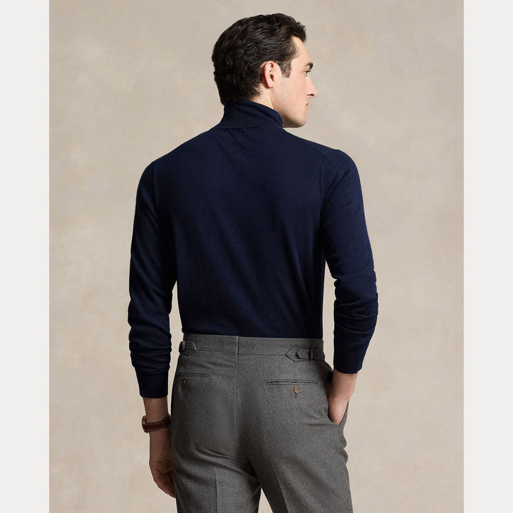 POLO Ralph Lauren Coltrui – Blauw-100% wol-HEREN TRUIEN & VESTEN-Blauw