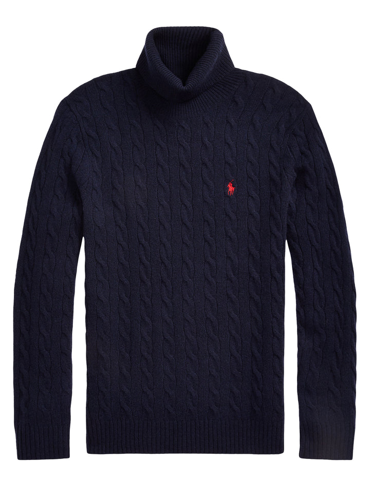 POLO Ralph Lauren Coltrui – Blauw-90% wol, 10% kasjmier-HEREN TRUIEN & VESTEN-Blauw