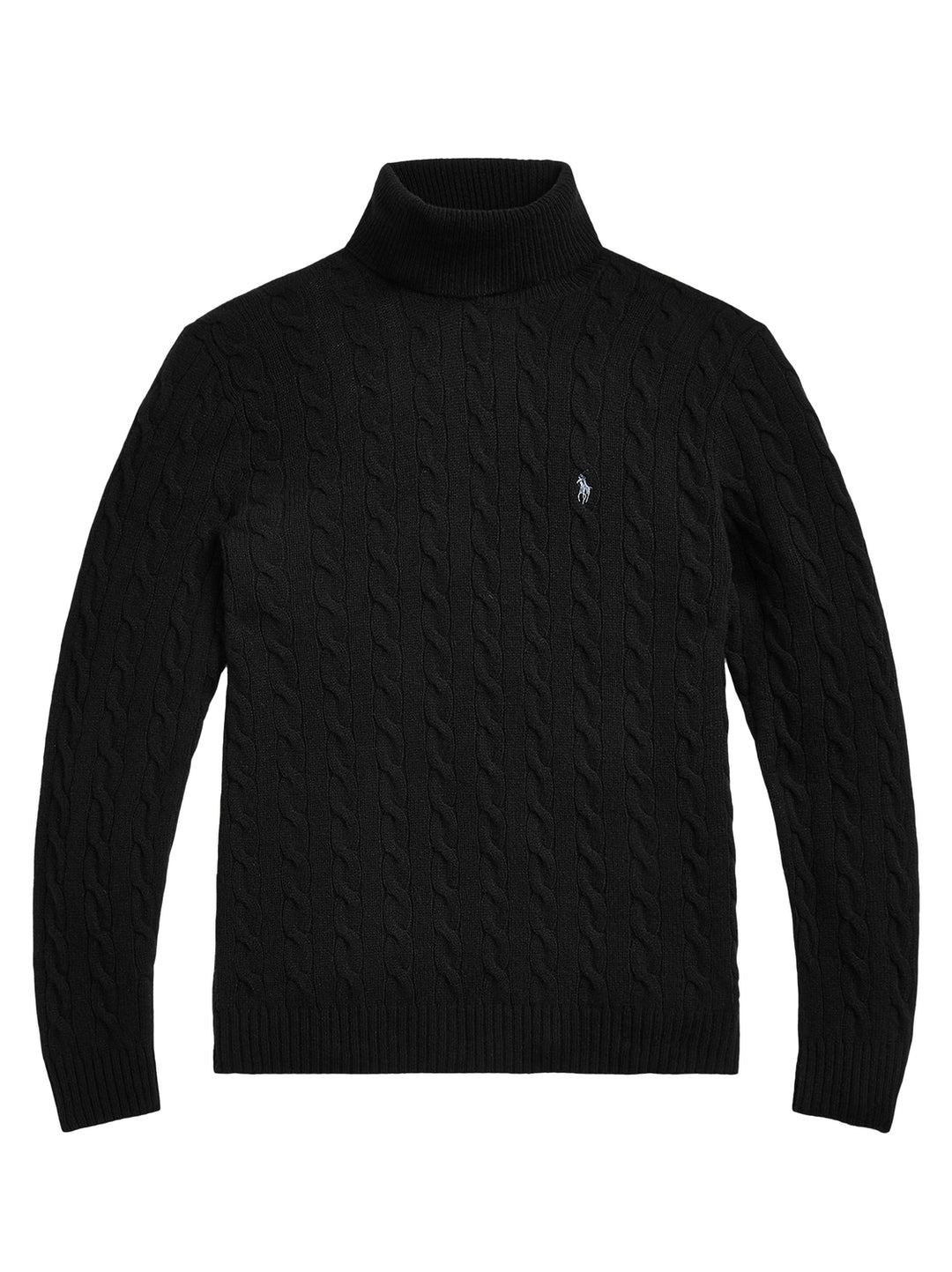 POLO Ralph Lauren Coltrui – Zwart-90% wol, 10% kasjmier-HEREN TRUIEN & VESTEN-Zwart