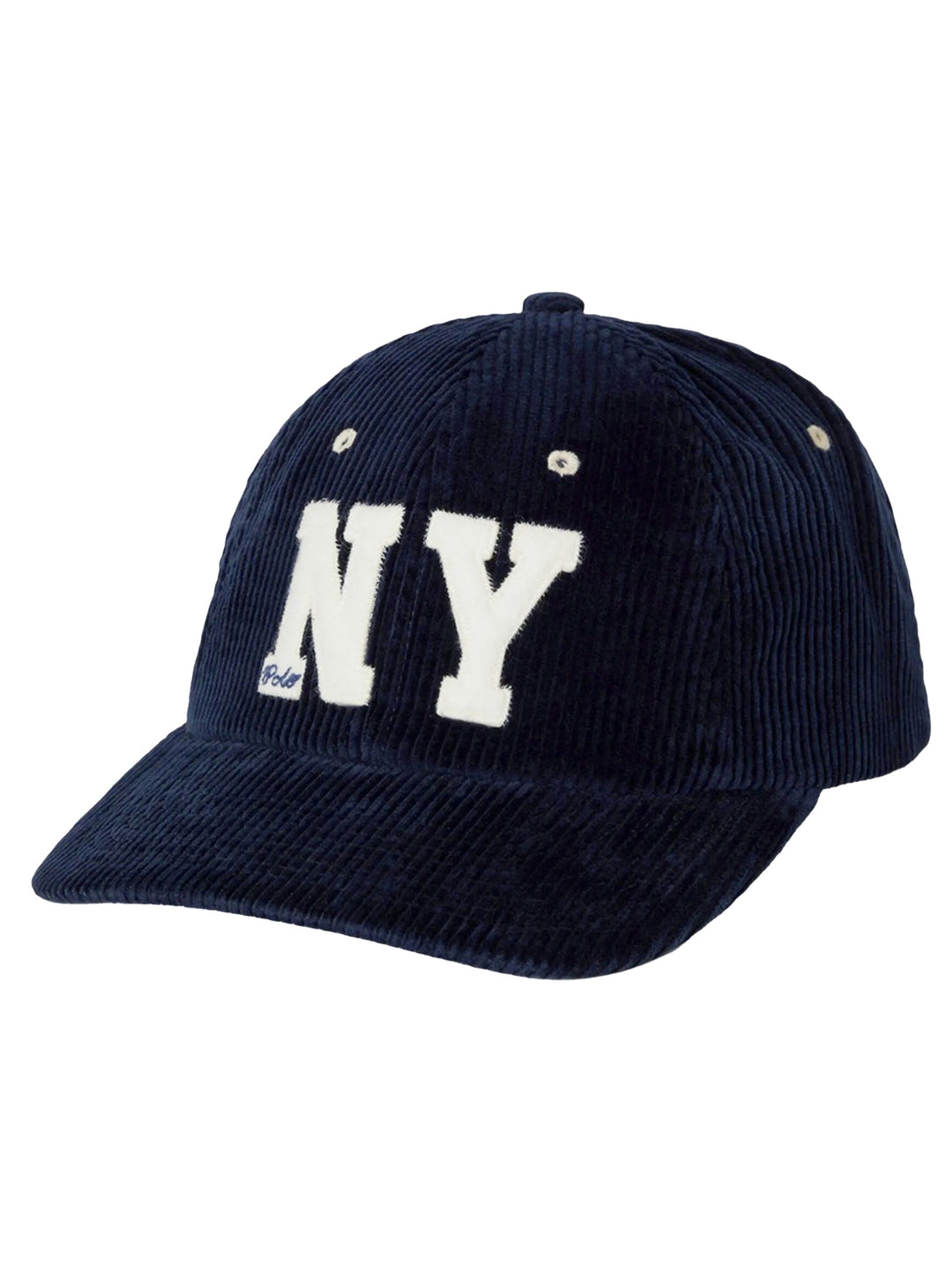POLO Ralph Lauren Corduroy cap NY-100% katoen-DAMES ACCESSOIRES-Blauw