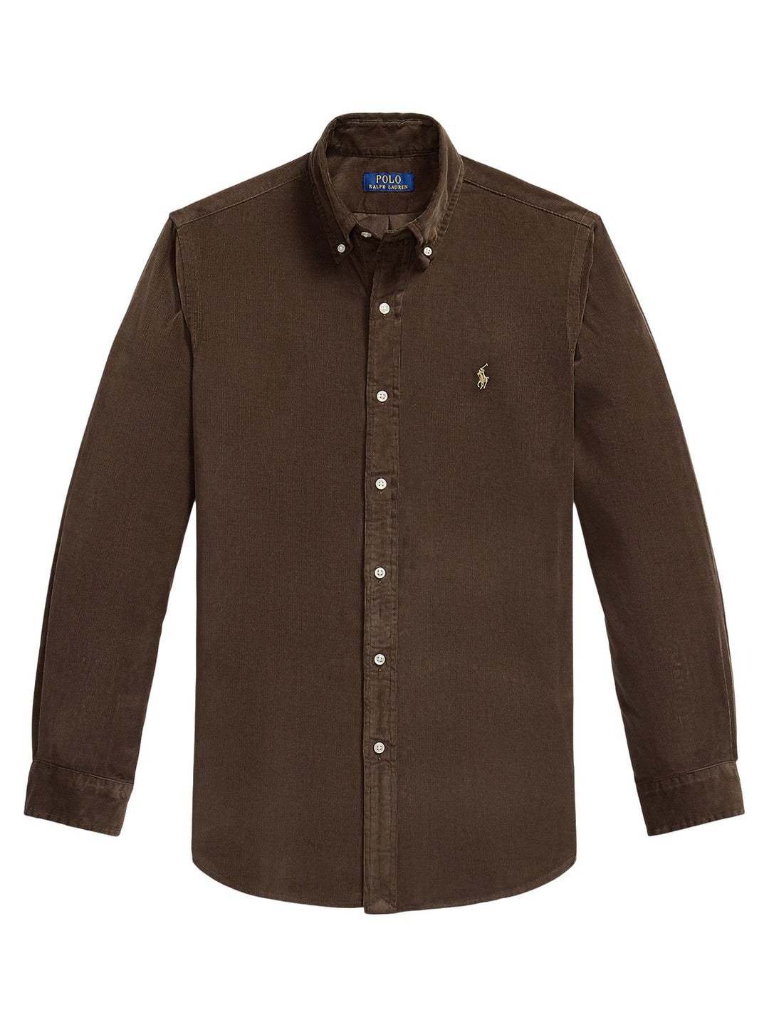 POLO Ralph Lauren Corduroy Shirt – Bruin-100% katoen-HEREN SHIRTS-Bruin
