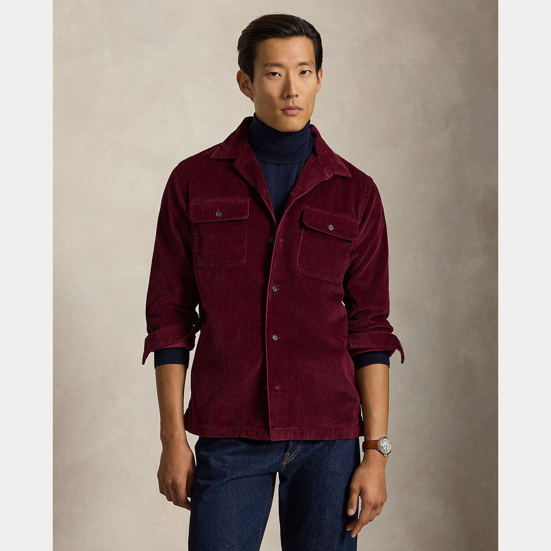 POLO Ralph Lauren Corduroy Shirt – Rood-100% katoen-HEREN SHIRTS-Rood