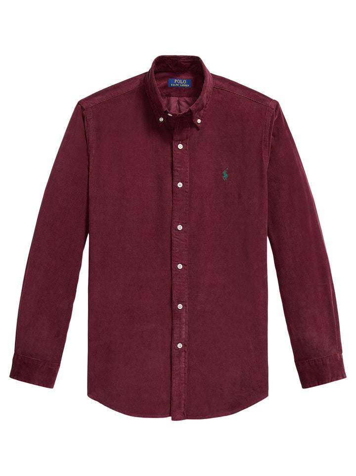 POLO Ralph Lauren Corduroy Shirt – Rood-100% katoen-HEREN SHIRTS-Rood