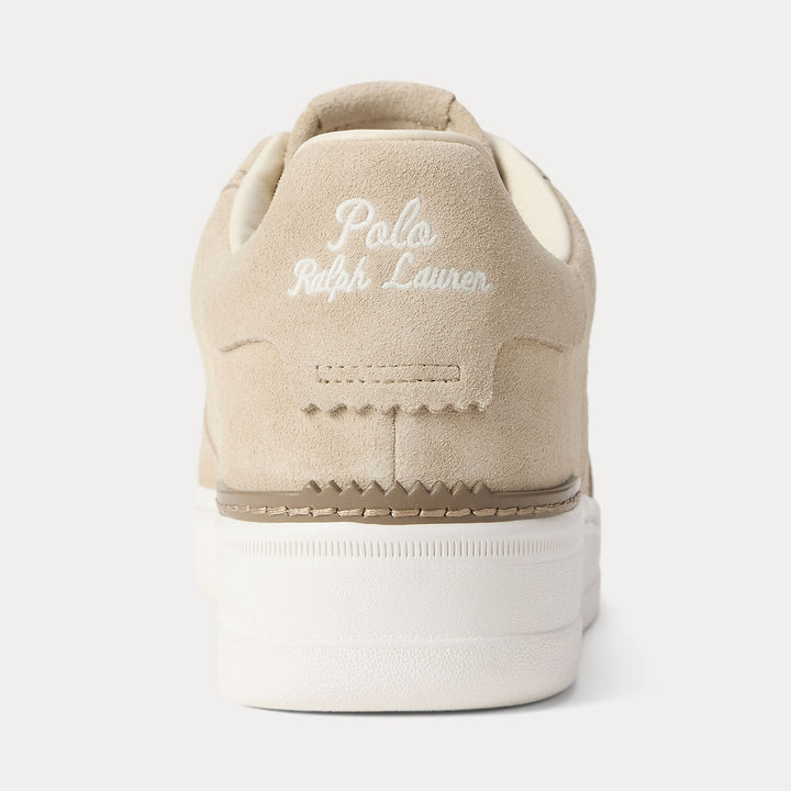 POLO Ralph Lauren Court Sneaker – Beige Suède-HEREN SCHOENEN & RIEMEN-Beige