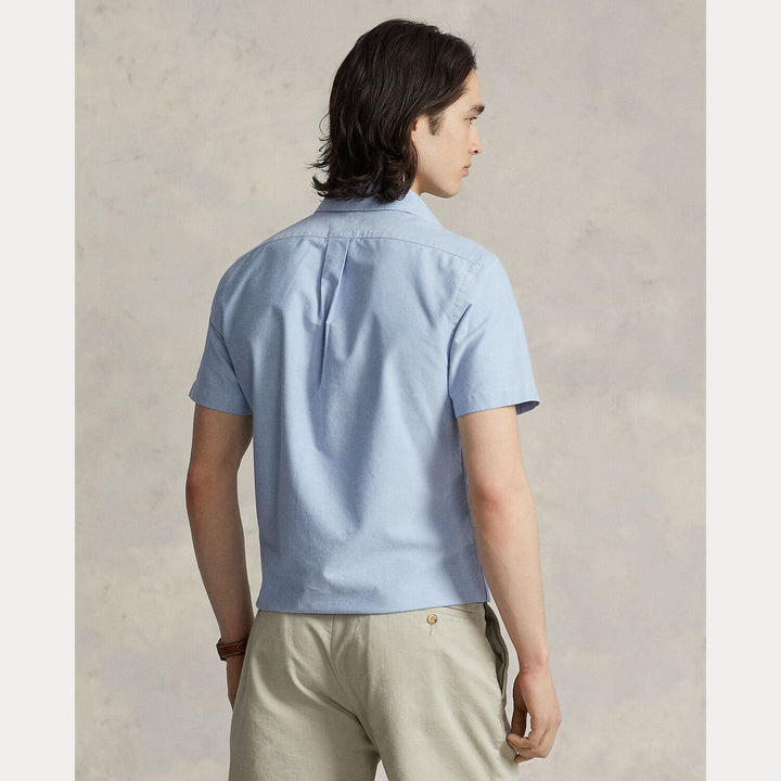 POLO Ralph Lauren Custom fit Oxford overhemd-100% katoen-HEREN SHIRTS-Blauw