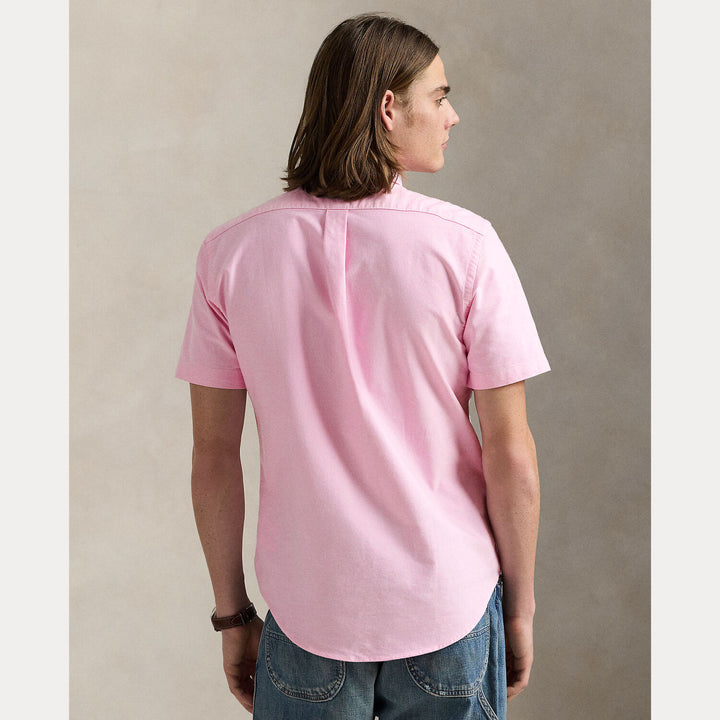 POLO Ralph Lauren Custom fit Oxford overhemd-100% katoen-HEREN SHIRTS-Roze