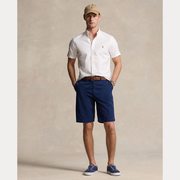 POLO Ralph Lauren custom fit Oxford overhemd-100% katoen-HEREN SHIRTS-Wit