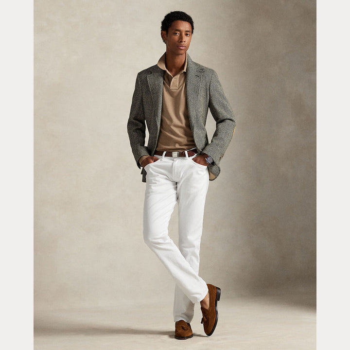 POLO Ralph Lauren Custom Slim Fit Mesh Polo Shirt-100% katoen-HEREN POLO'S & T-SHIRTS-Beige