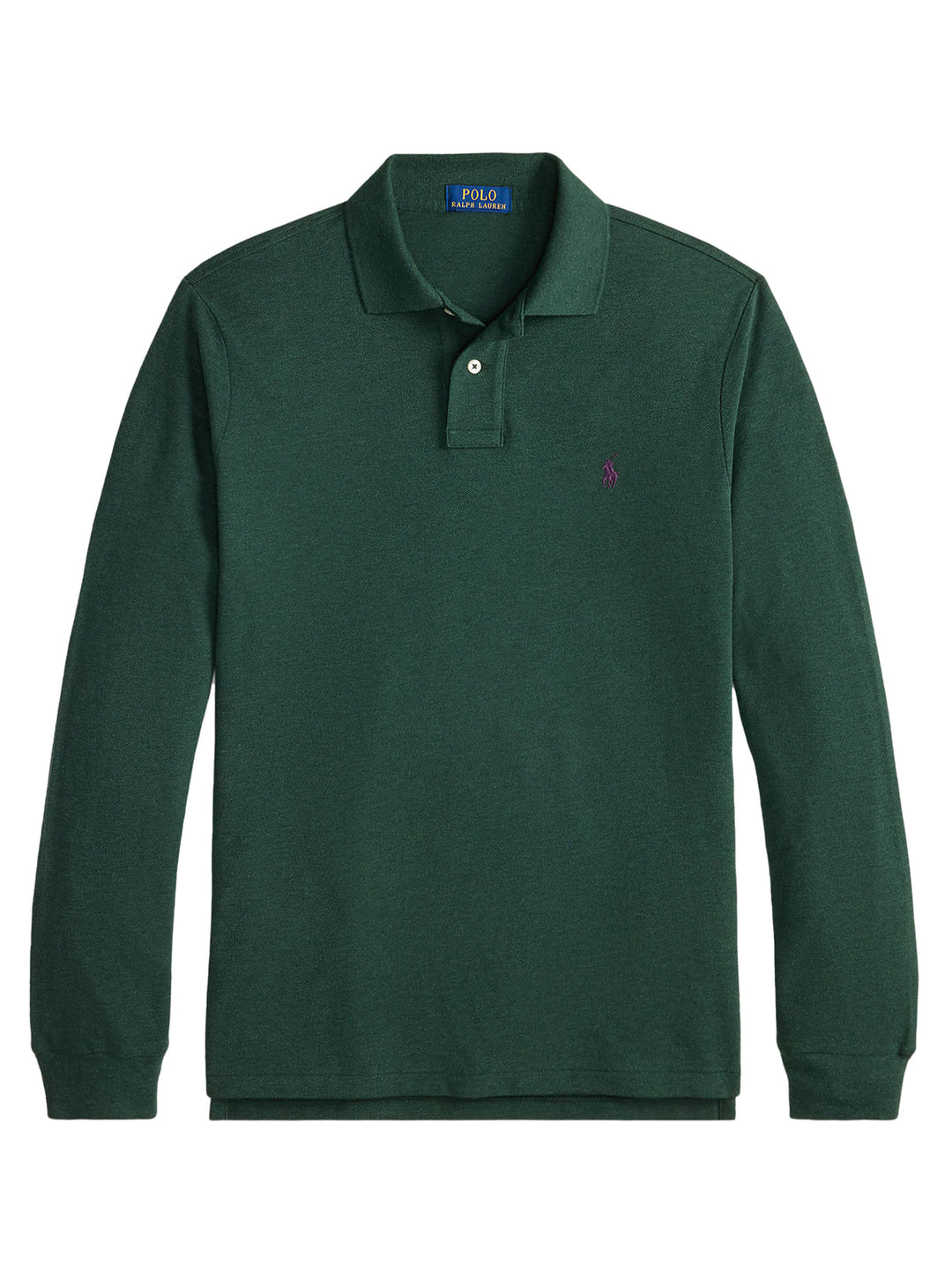 POLO Ralph Lauren Custom Slim Fit Mesh Polo Shirt-100% katoen-HEREN POLO'S & T-SHIRTS-Groen