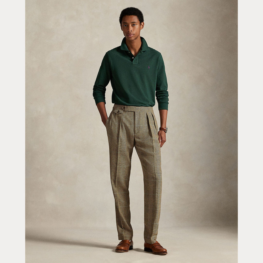 POLO Ralph Lauren Custom Slim Fit Mesh Polo Shirt-100% katoen-HEREN POLO'S & T-SHIRTS-Groen