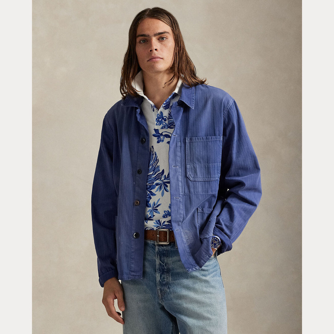 POLO Ralph Lauren Custom Slim Fit Tropical Polo-100% katoen-HEREN POLO'S & T-SHIRTS-Wit