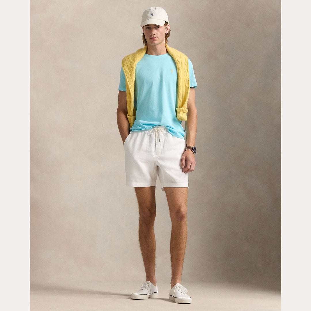 POLO Ralph Lauren custom slim jersey T-shirt -100% katoen-HEREN POLO'S & T-SHIRTS-Blauw