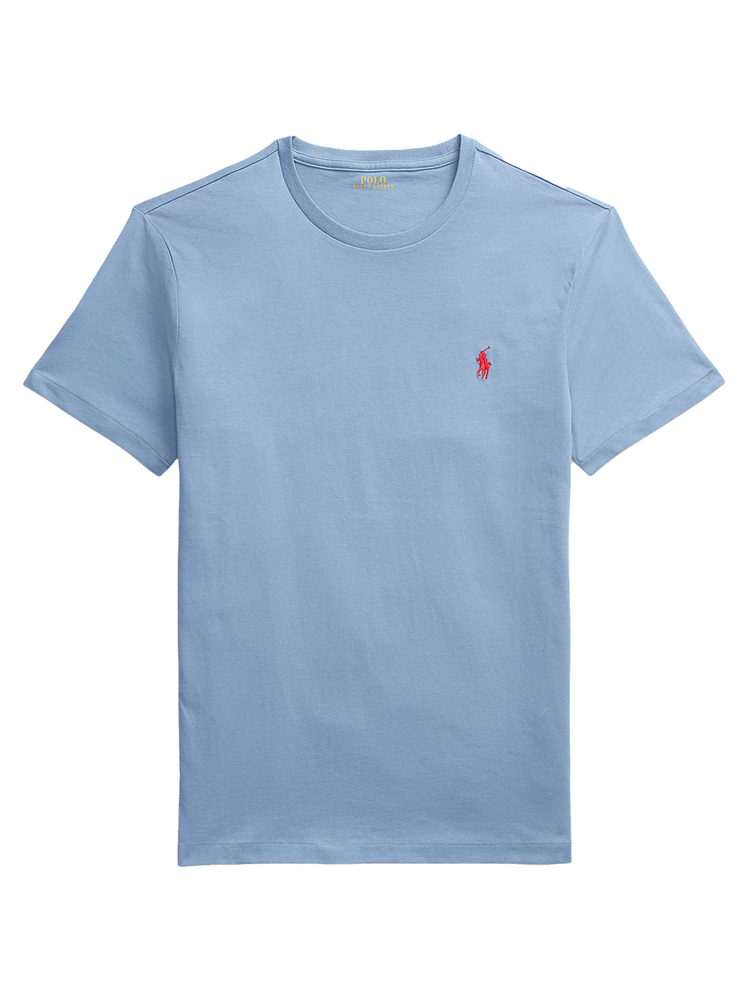 POLO Ralph Lauren Custom slim jersey T-shirt-100% katoen-HEREN POLO'S & T-SHIRTS-Blauw