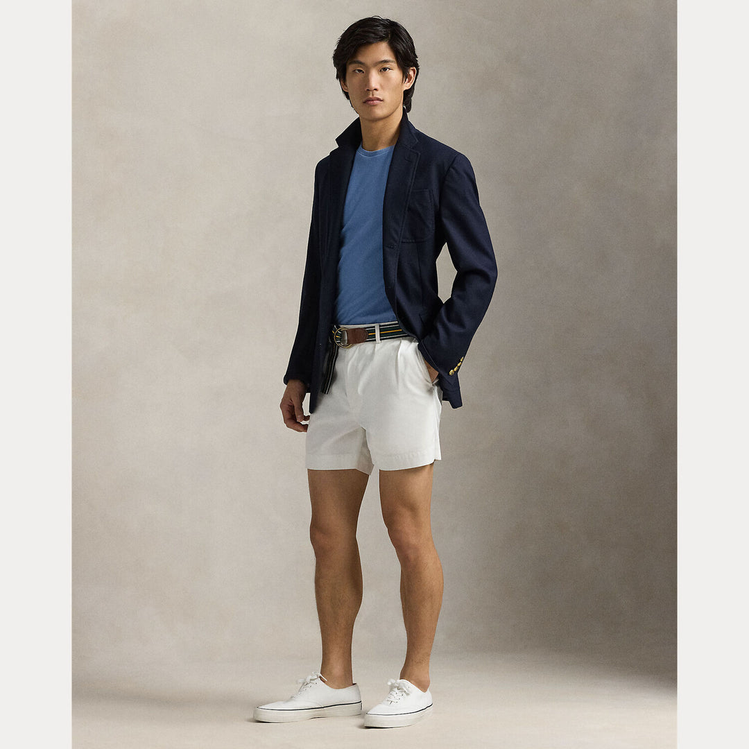 POLO Ralph Lauren Custom slim jersey T-shirt-100% katoen-HEREN POLO'S & T-SHIRTS-Blauw