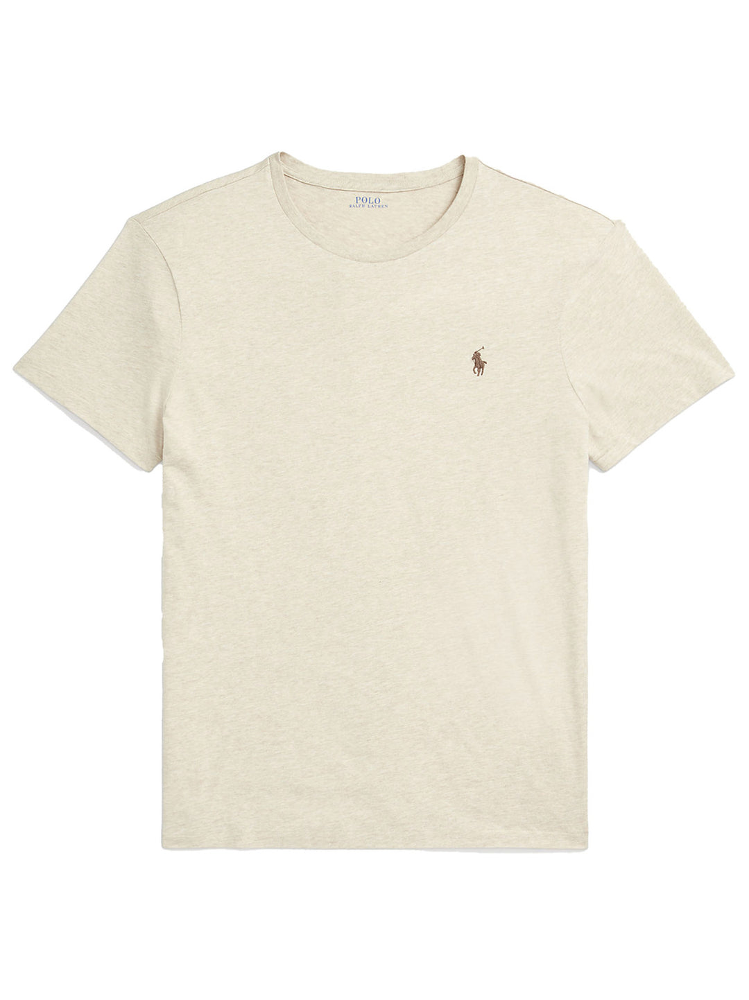 POLO Ralph Lauren Custom slim jersey T-shirt-100% katoen-HEREN POLO'S & T-SHIRTS-Grijs