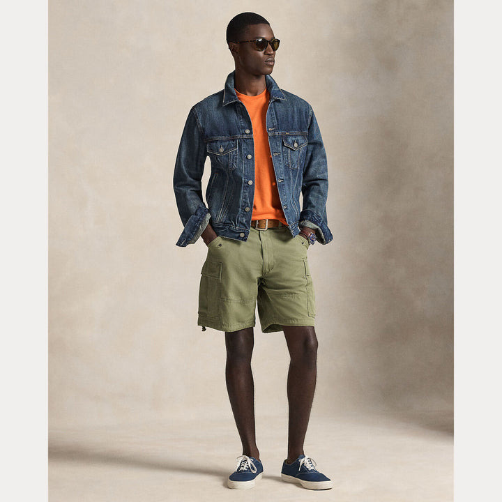 POLO Ralph Lauren Custom slim jersey T-shirt -100% katoen-HEREN POLO'S & T-SHIRTS-Oranje