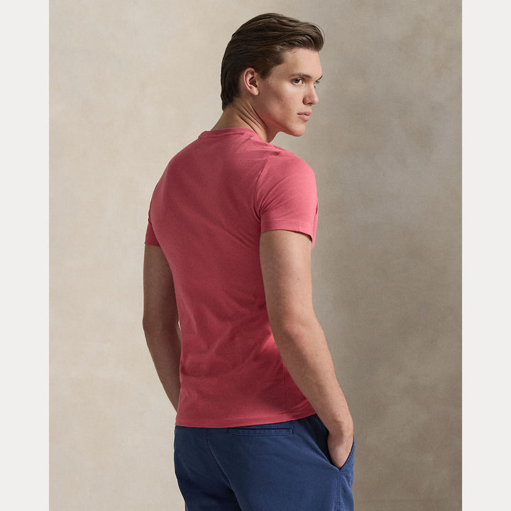 POLO Ralph Lauren Custom slim jersey T-shirt-100% katoen-HEREN POLO'S & T-SHIRTS-Rood