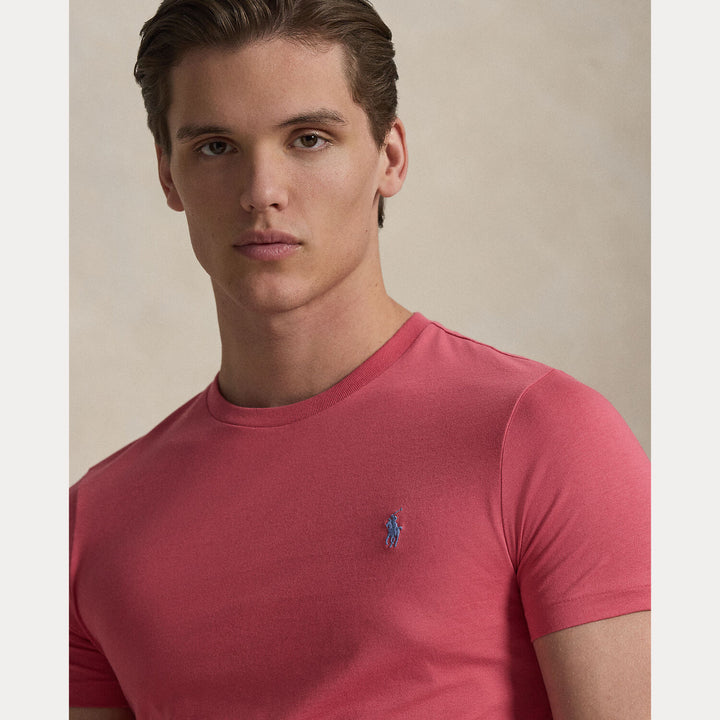 POLO Ralph Lauren Custom slim jersey T-shirt-100% katoen-HEREN POLO'S & T-SHIRTS-Rood