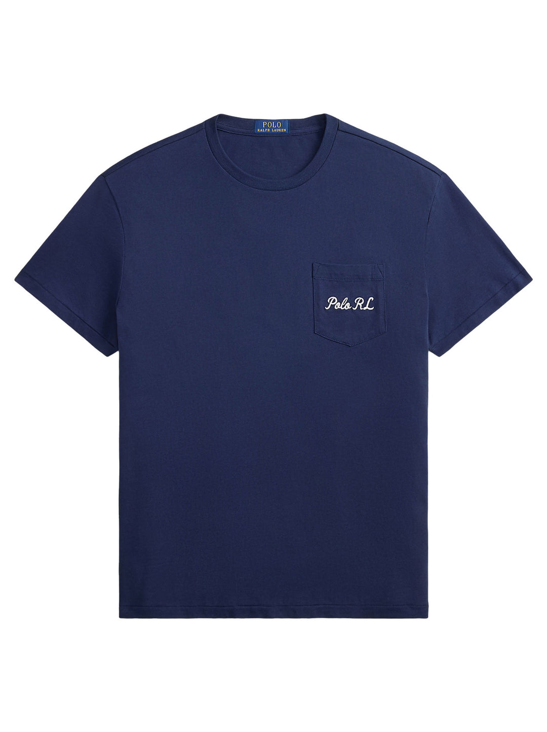 POLO Ralph Lauren Custom slim polo bear T-shirt-100% katoen-HEREN POLO'S & T-SHIRTS-Blauw
