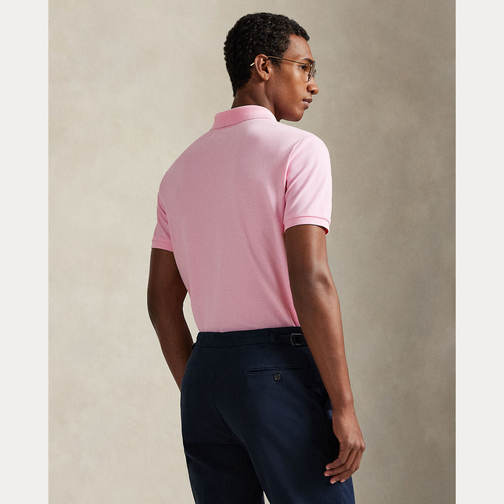 POLO Ralph Lauren Custom Slim Stretch Mesh Polo-100% katoen-HEREN POLO'S & T-SHIRTS-Roze