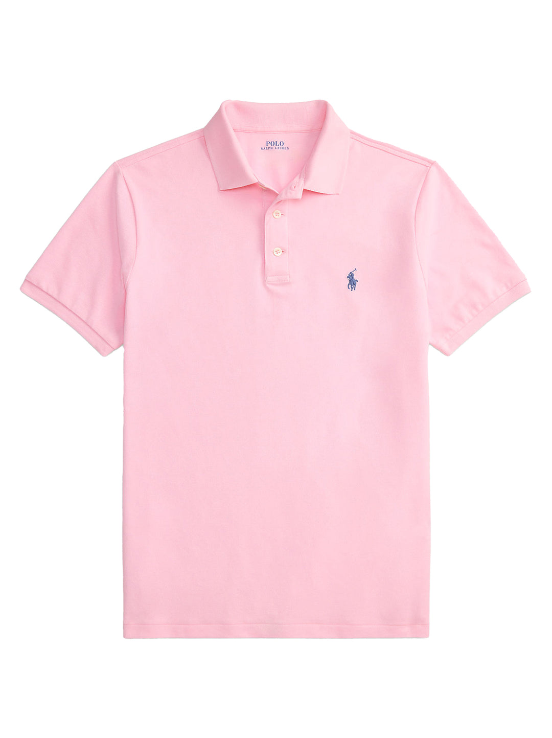 POLO Ralph Lauren Custom Slim Stretch Mesh Polo-100% katoen-HEREN POLO'S & T-SHIRTS-Roze