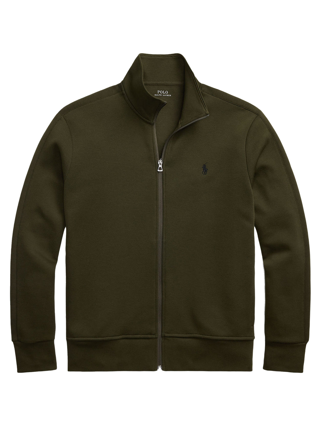 POLO Ralph Lauren Double‑Knit Track Jacket – Groen-59% katoen, 41% polyester-HEREN TRUIEN & VESTEN-Groen