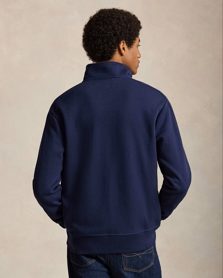 POLO Ralph Lauren Double-Knit Track Vest – Blauw-59% katoen, 41% polyester-HEREN TRUIEN & VESTEN-Blauw