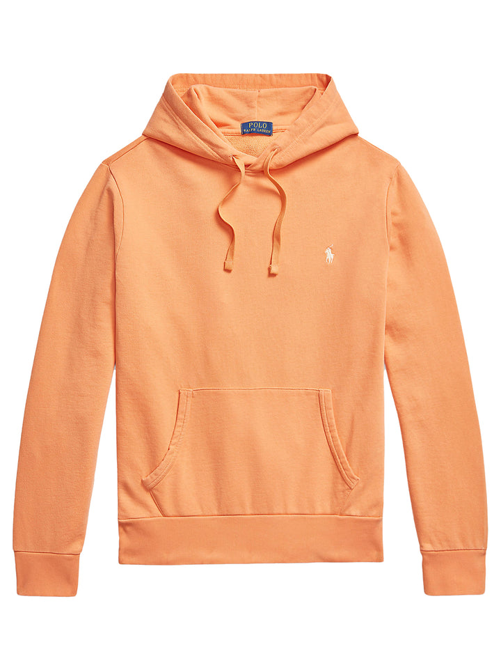 POLO Ralph Lauren fleece hoodie – Oranje-100% katoen-HEREN TRUIEN & VESTEN-Oranje
