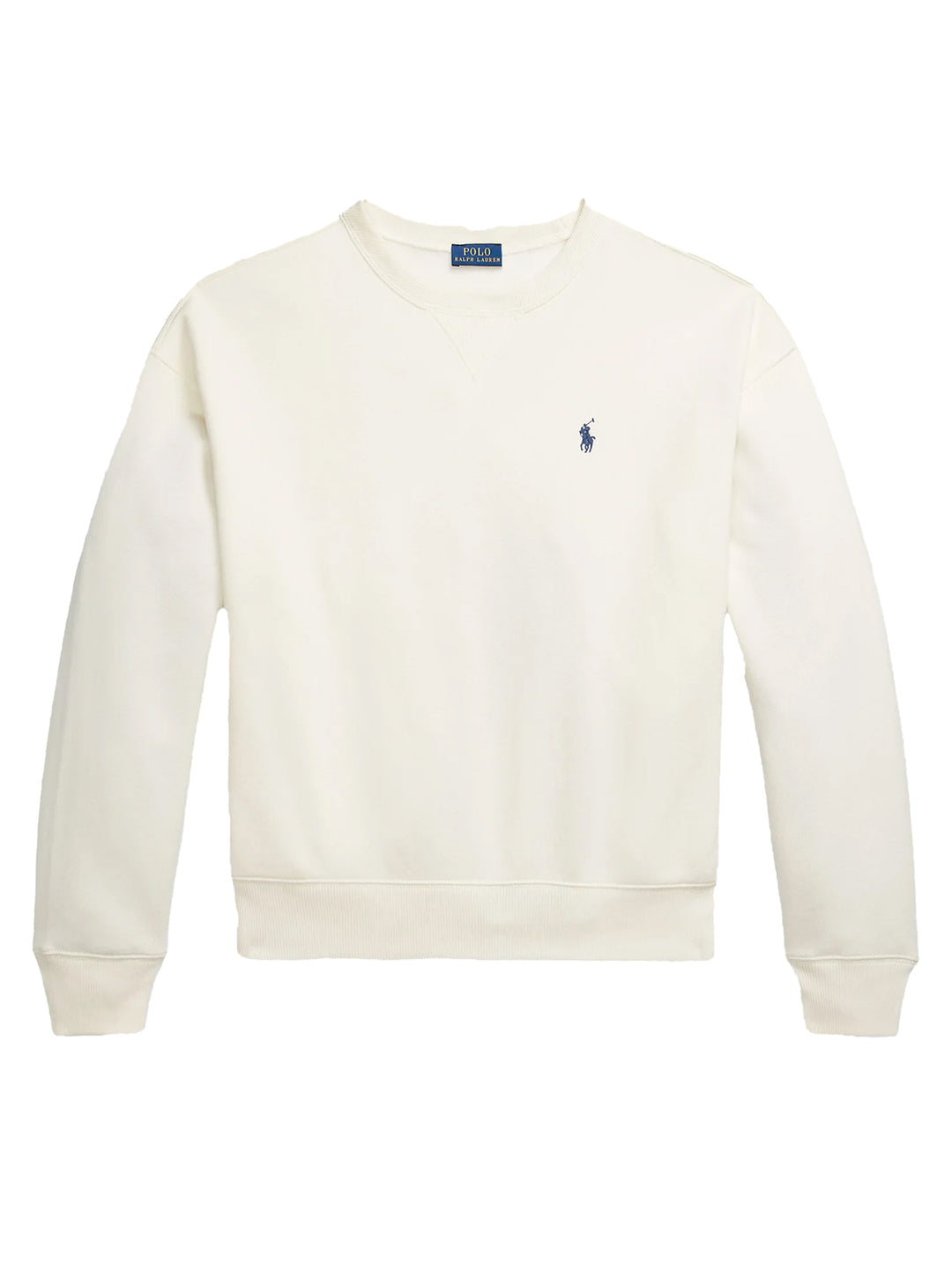 POLO Ralph Lauren fleece sweatshirt met ronde hals-Model: 83% katoen, 17% polyester.-DAMES TRUIEN & VESTEN-Room