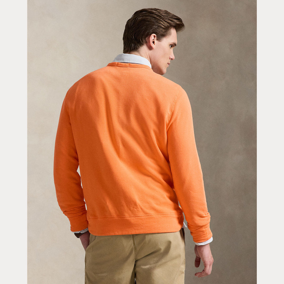 POLO Ralph Lauren French Terry sweatshirt – Oranje-84% katoen, 16% polyester-HEREN TRUIEN & VESTEN-Oranje