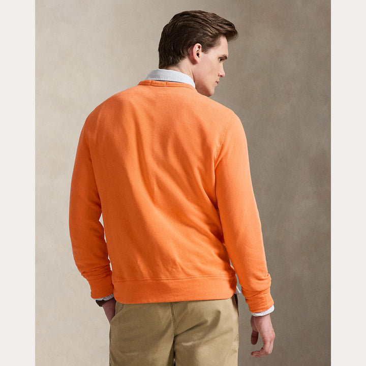 POLO Ralph Lauren French Terry sweatshirt – Oranje-84% katoen, 16% polyester-HEREN TRUIEN & VESTEN-Oranje