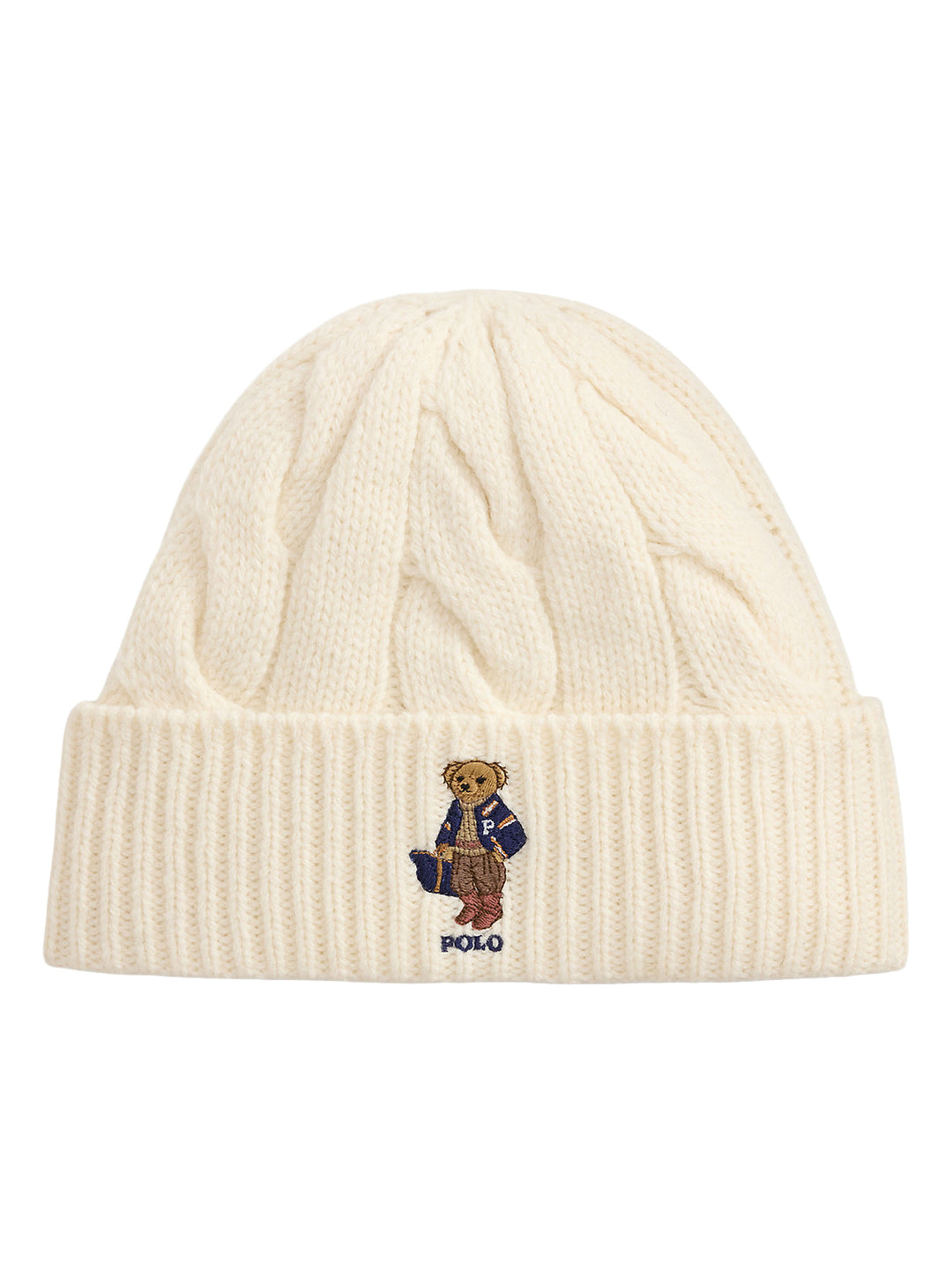 POLO Ralph Lauren Gebreide muts met Polo Bear-80% wol, 20% nylon-DAMES ACCESSOIRES-Room