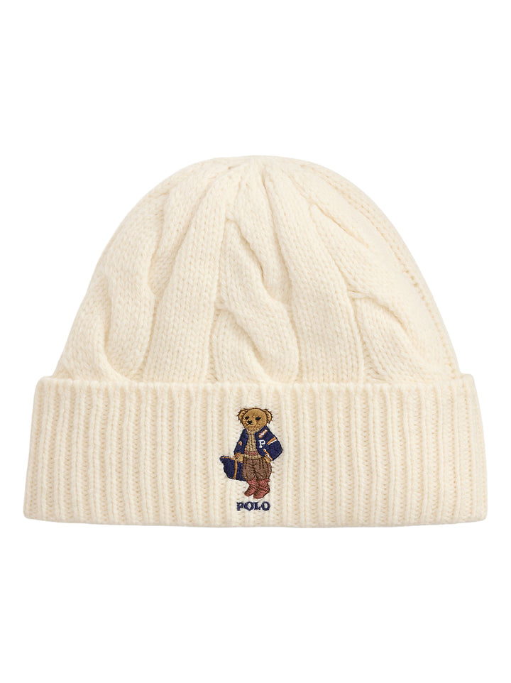 POLO Ralph Lauren Gebreide muts met Polo Bear-80% wol, 20% nylon-DAMES ACCESSOIRES-Room
